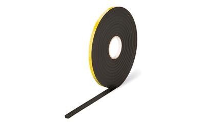 Cut cellular  rubber with adhesive